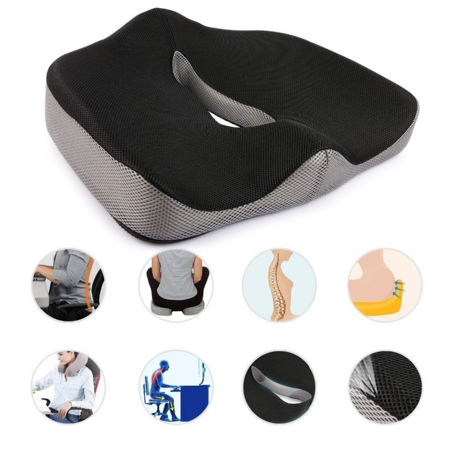 Car Seat Cushion for Lower Back