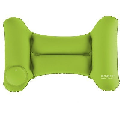 Press the inflatable cushion