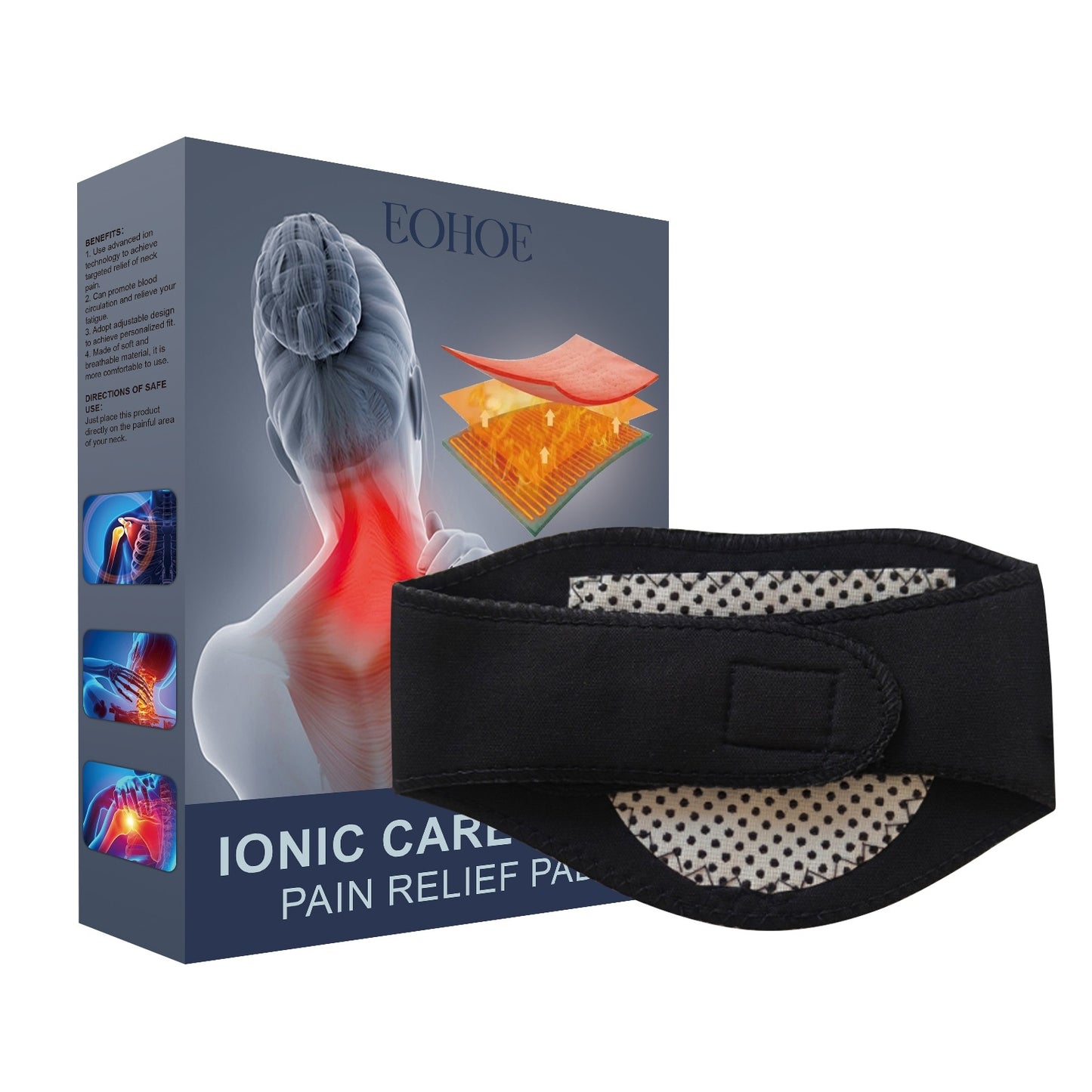 Ionic Care nekpijn verlichtend kussen